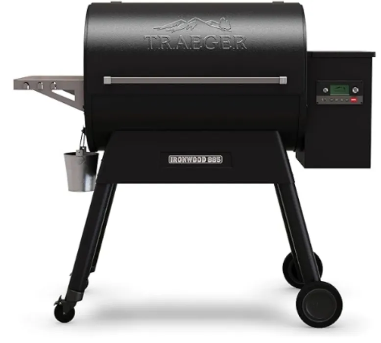 Traeger Ironwood 885 Wood Pellet Grill and Smoker, WiFi Pellet Smoker Grill