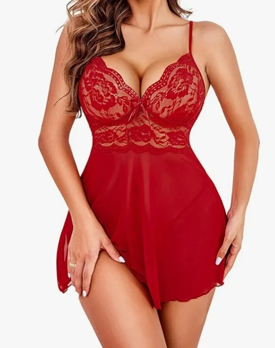 Red Chemise Halter