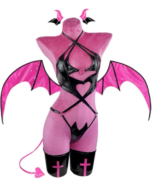 Succubus lingerie Halloween Label NIKKE