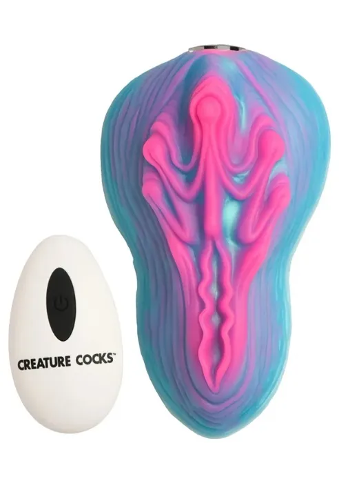 Vulvaron Vibrating Silicone Alien Vulva Grinder | Babeland Toy Store