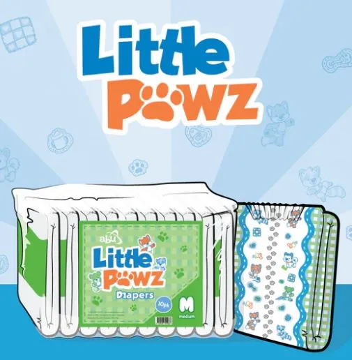 LittlePawz | Pack - 10 Diapers / Small / No Scent