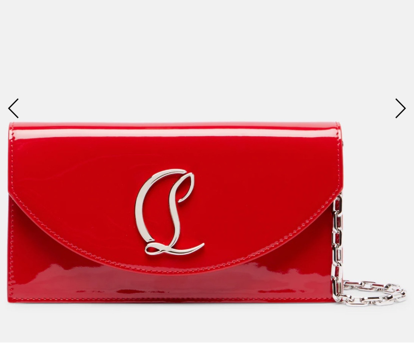 Christian Louboutin Red Patent mini bag