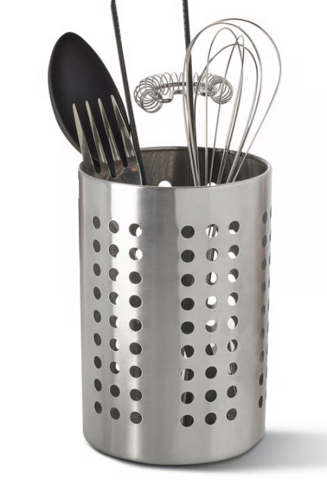 Utensil holder - stainless steel 7 1/8 "