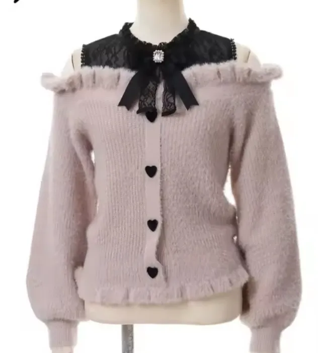 LizLisa Layed-style Open Shoulder Knit