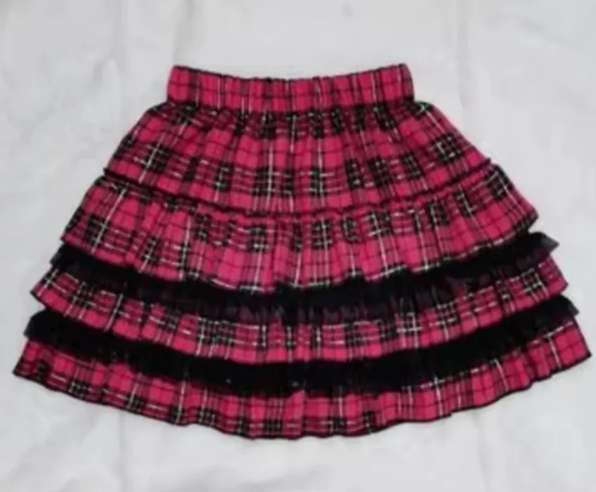 Mikumn 8 Color Punk Girls Plaid Skirts Harajuku Y2k Kawaii Women Skirts Japanese Gothic Lolita High Waist Pleated Cake Skirts - AliExpress 200000345