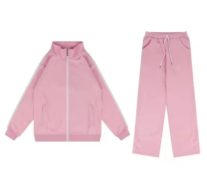 pink jersey and pants set