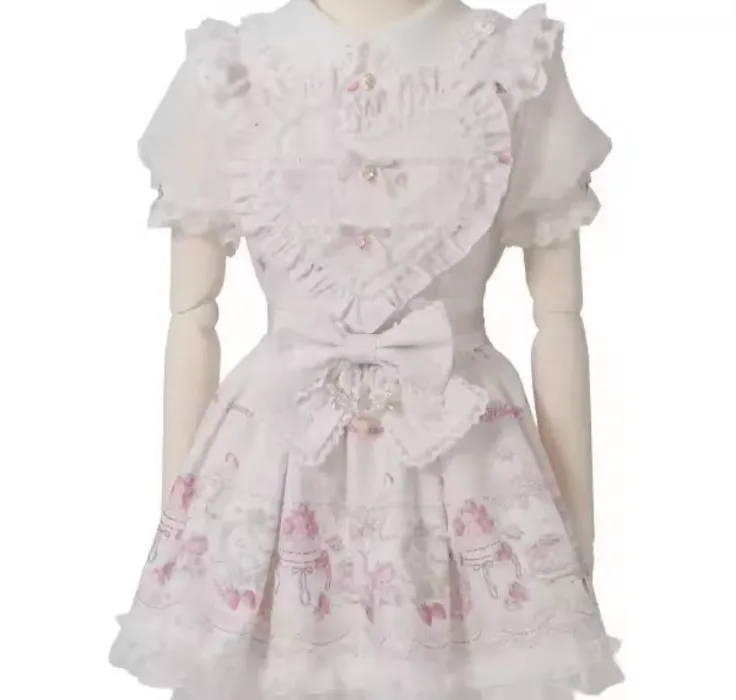 LIZLISA Sweet Gingham Tea Room One-Piece Dress