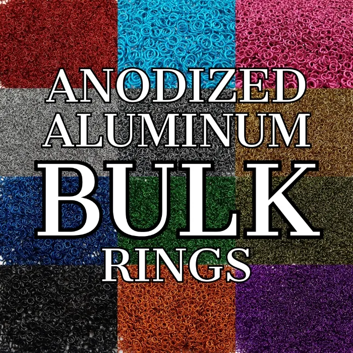 Gold, Copper, & Green Jump Rings