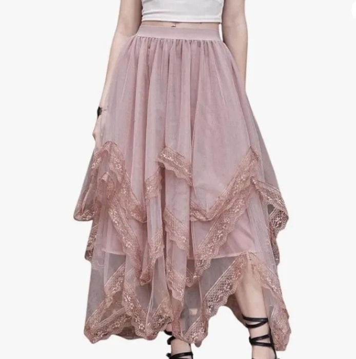 Pink Tulle Skirt