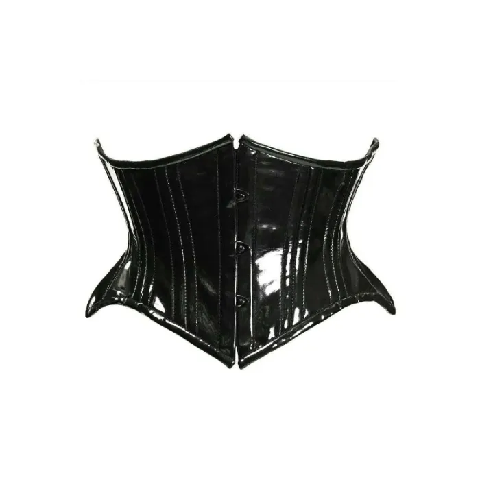 Black PVC Corset