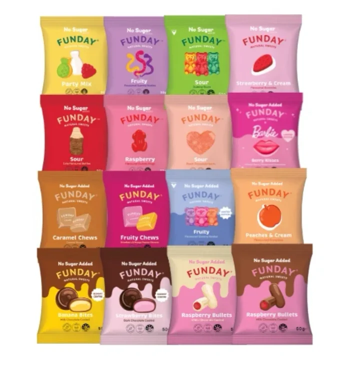 BULK Funday Sampler Pack - 16 Flavours x 50g