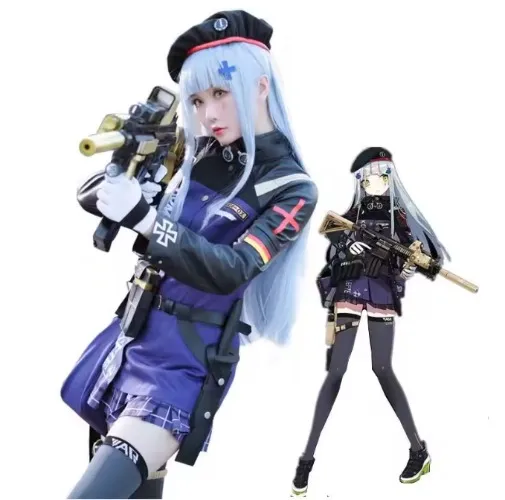 HK416 Cosplay - Wig, Costume & Bag