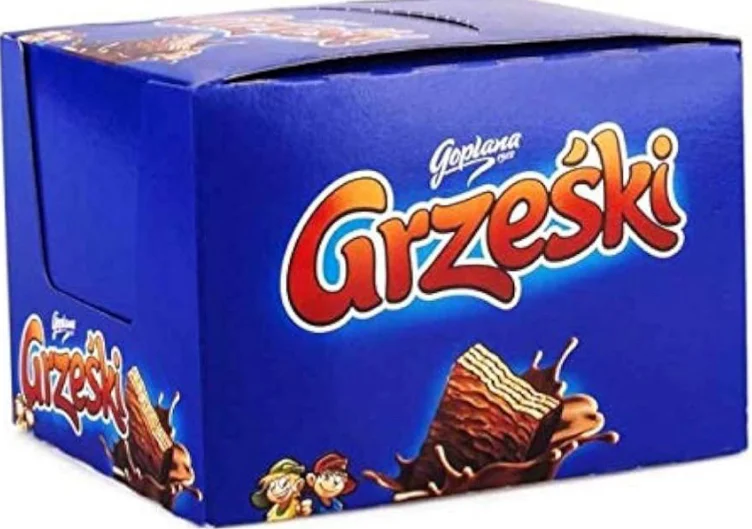 Grzeski 36 batoników waflowych z czekoladą 36 g : Amazon.pl: Artykuły spożywcze