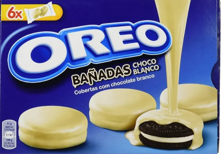 Oreo Ciastka kakaowe waniliowe z białą polewą 246g : Amazon.pl: Artykuły spożywcze