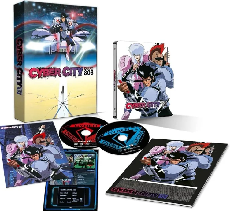 Cyber City Oedo 808 - 3 OVAs - Steelbook - [DVD+Blu-ray] - A4 Collector's Edition : Amazon.pl: Płyty DVD i Blu-ray