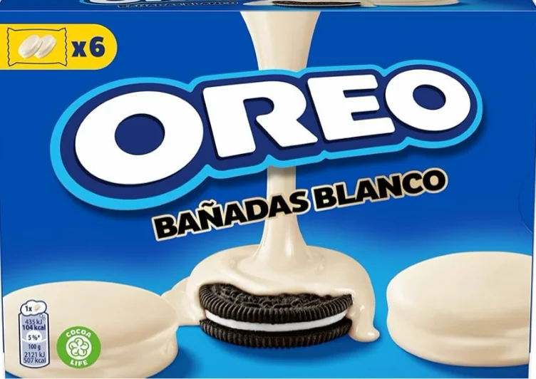 Galletas Oreo de Chocolate Rellenas De Crema y Bañadas En Chocolate Blanco 246 g : Amazon.pl: Artykuły spożywcze