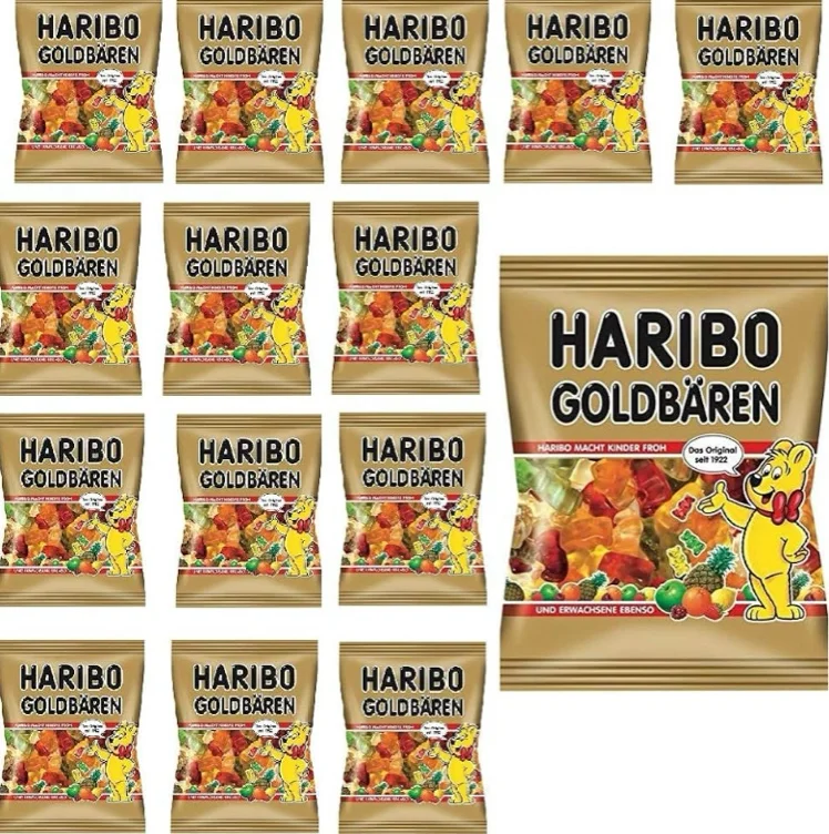 HARIBO Złote Misie Żelki, 15 x 100g, 1,5 kg : Amazon.pl: Artykuły spożywcze