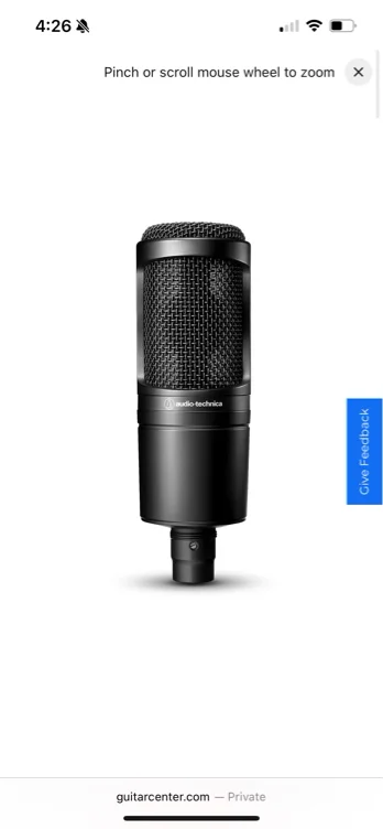 Condenser Studio Microphones | Guitar Center