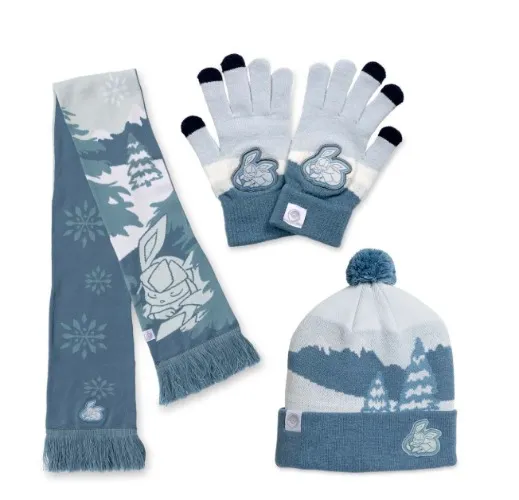 Glaceon Holiday Knit Accessories Bundle