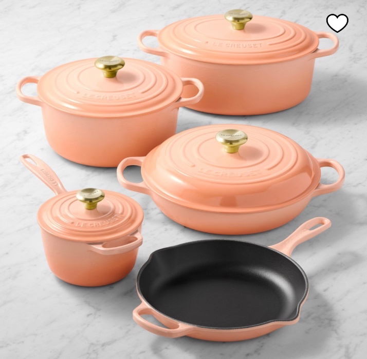 Le Creuset Signature Enameled Cast Iron 9-Piece Cookware Set