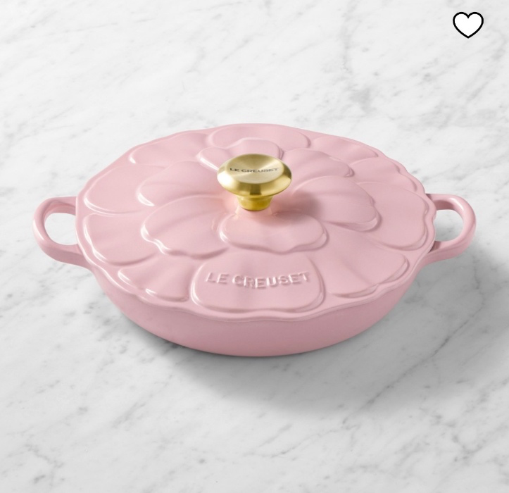 Le Creuset Enameled Cast Iron Petal Braiser