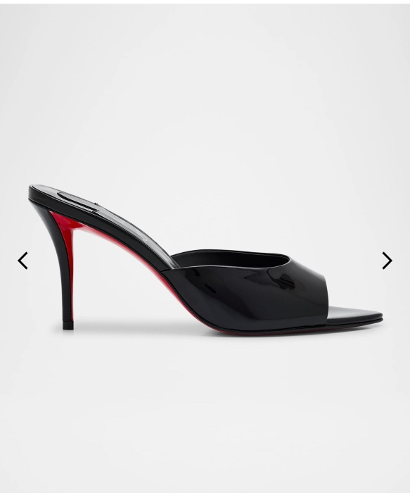 Miss Z Patent Mule Sandals 