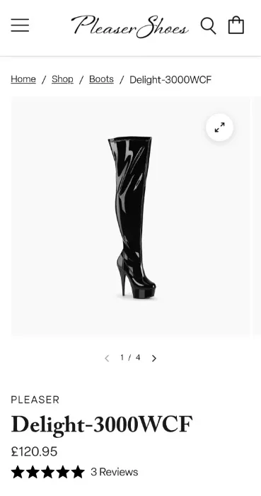 Pleaser thigh boots