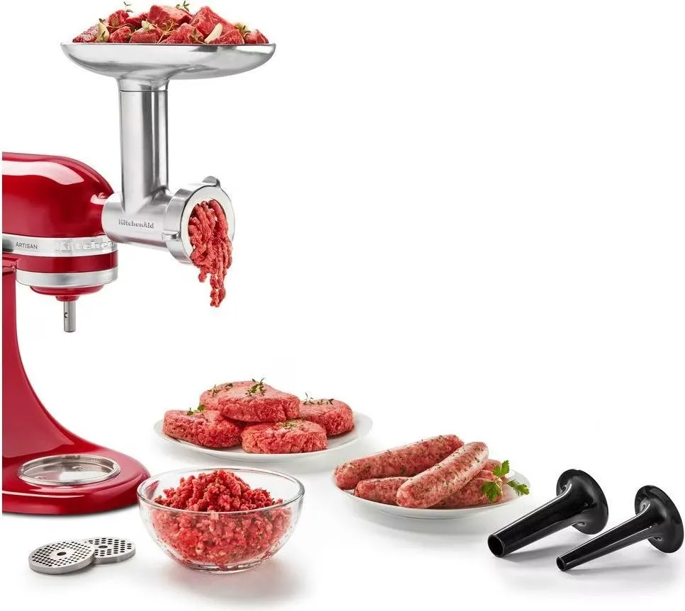 KitchenAid attachment: meat slicer + sausage maker