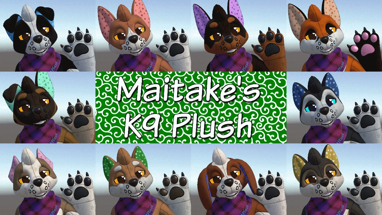 Canine Plush VRChat Avatar