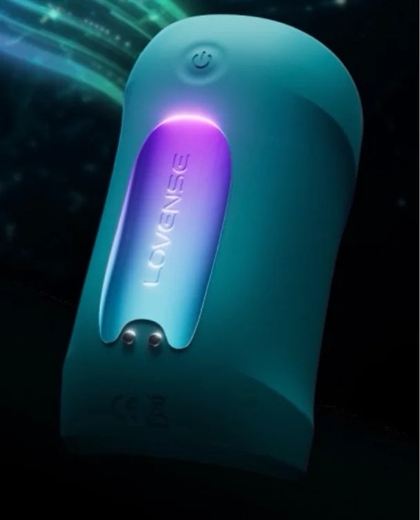 Lovense Gush 2 Motion: Remote-Controlled Male Penis Vibrator with Motion Sensing Master Control & Oscillating Features