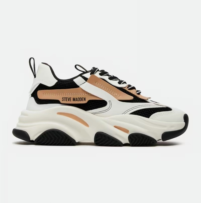 Steve Madden Possession in Black/Tan 6.5