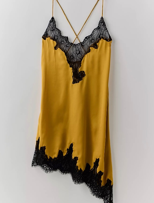 Free People Heirloom Slip Mini Dress