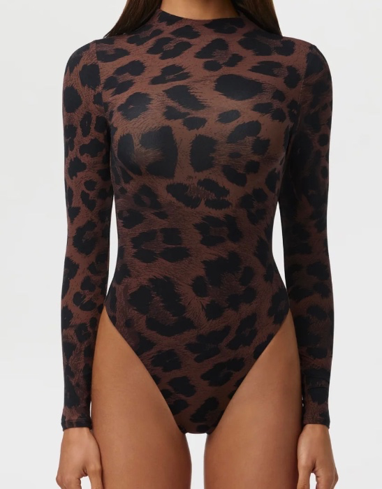 Naked Wardrobe Print Bodysuit