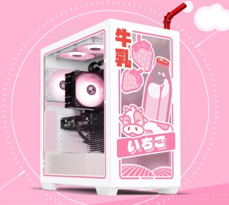 Milkbox Custom Gaming PC | Unique Kawaii Design | Ironside