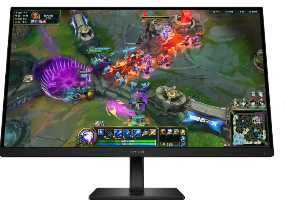 HP OMEN - 27" IPS QHD 280Hz FreeSync Premium and G-SYNC Compatible Gaming Monitor with Adjustable Height (DisplayPort, HDMI) - Black