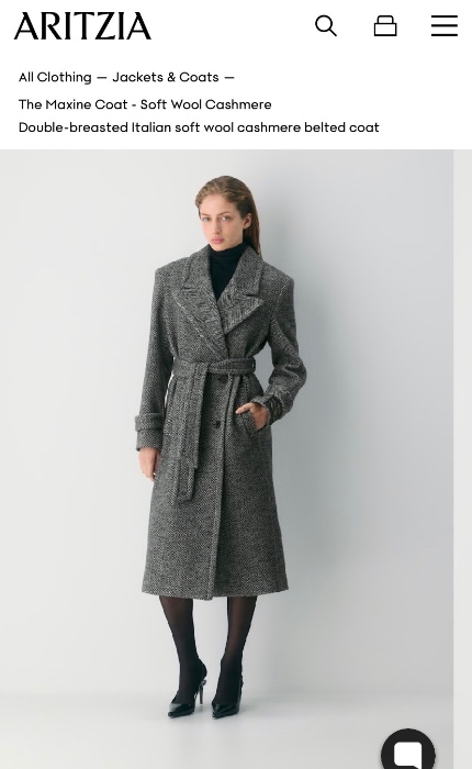 The Maxine Coat - Soft Wool Cashmere