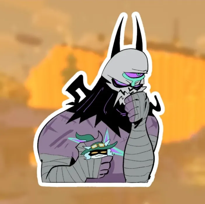 THINK TECHNOMANCER! KLEPTONOX STICKER by SKULLVOLVER SHOP - ACGGOODS