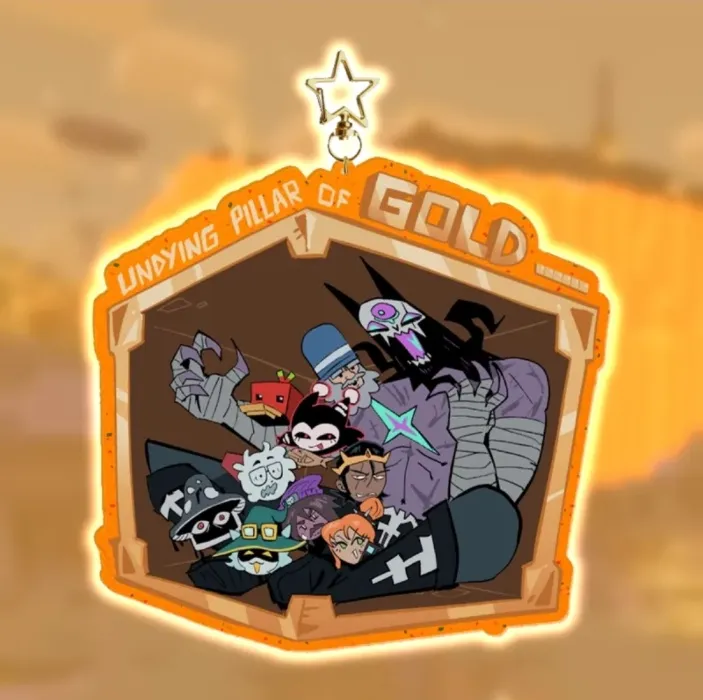 KLEPTONOX AND HIS GOLDEN KINGDOM CHARM by SKULLVOLVER SHOP - ACGGOODS