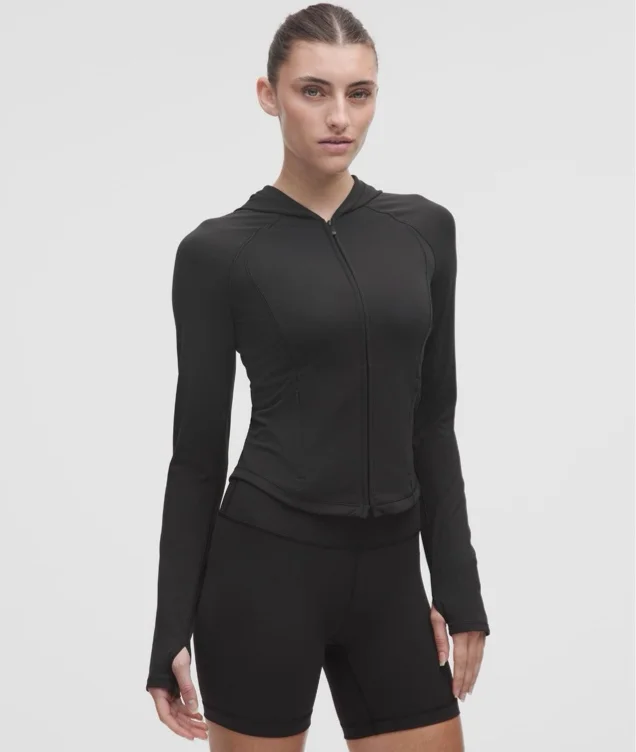 Black Wunder Train Full Zip Jacket Size 2 