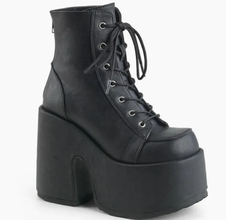 Demonia Camel-203 Cuir Vegan