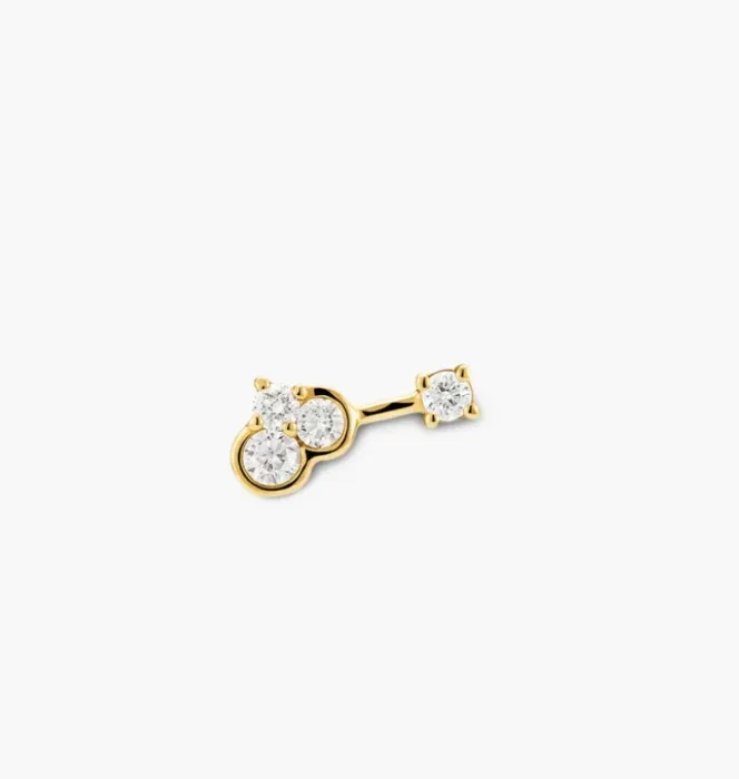 Mejuri, Single Earring Celeste Quadra Stud