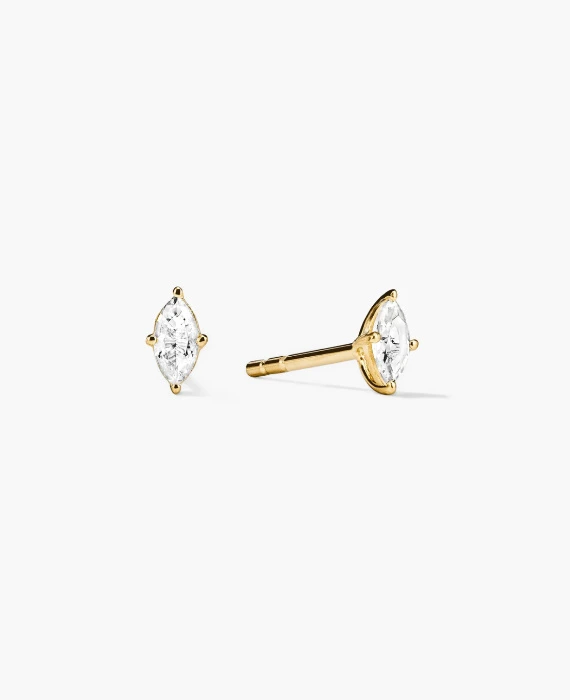 Mejuri, sapphire marquise earrings