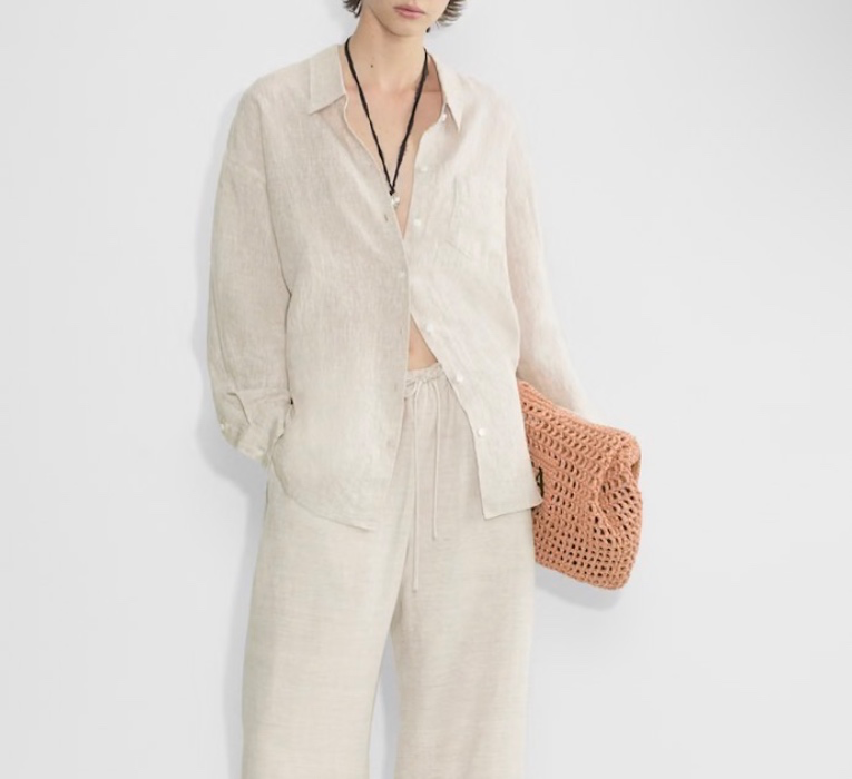 Wilfred, Relaxed Linen Shirt Ecru