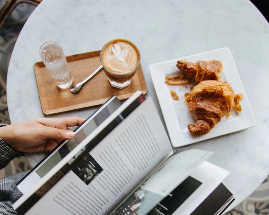 Café et croissant