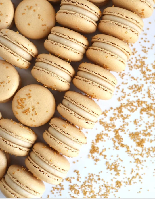 Macarons as photoshoot props