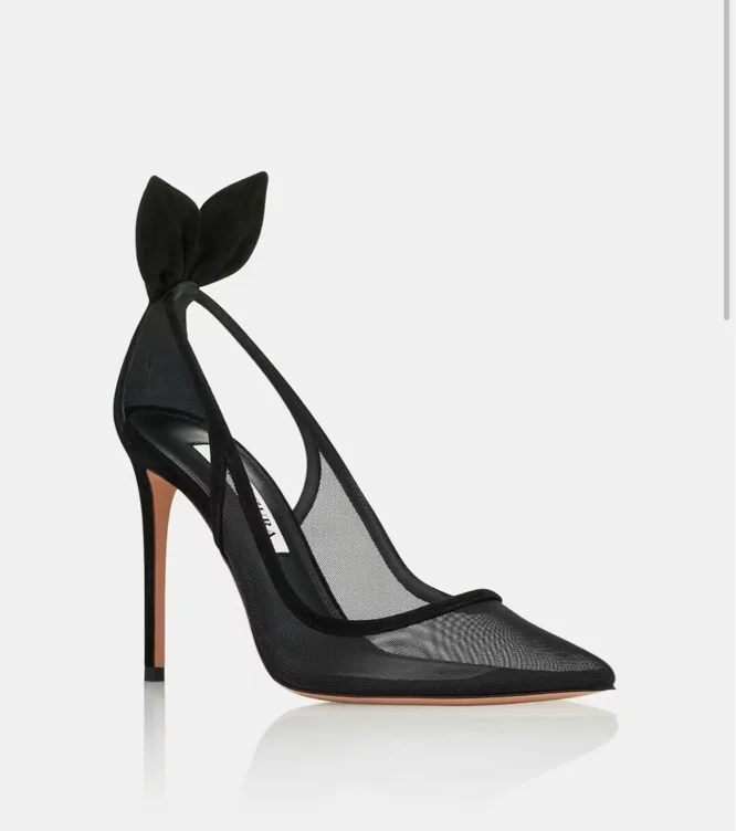 Aquazzura - Bow Tie Mesh 105