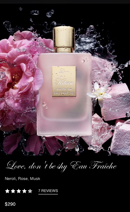 Love, don’t be shy By Killian Fragrance
