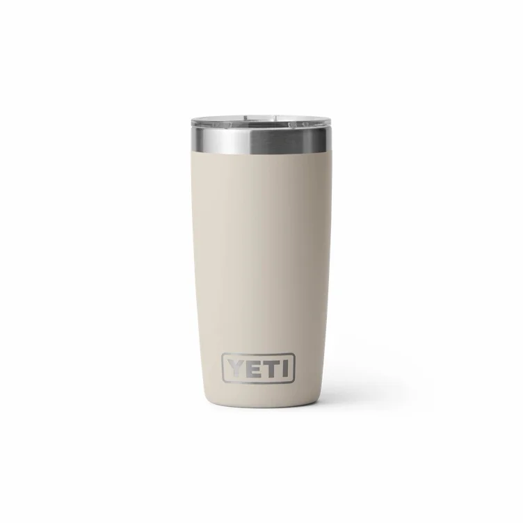 YETI Rambler 10 oz (295 ml) Tumbler with Removable Magslider Lid, Stainless Steel Vacuum Insulated Coffee Cup, Cape Taupe - Cape Taupe