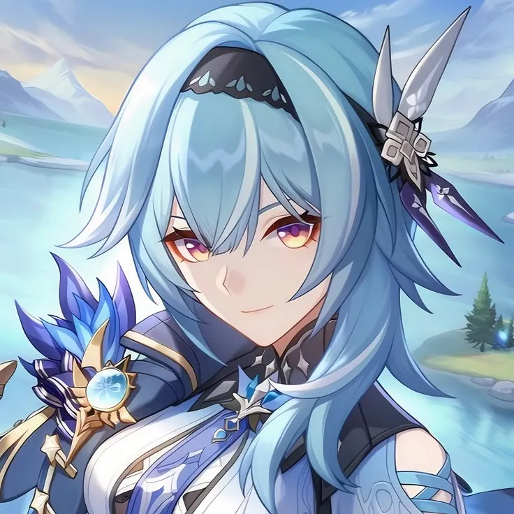 【Nekocos】Game Genshin Impact Cosplay Eula Cosplay Costume Premium Edition | Custom-Tailor - Full Set / L