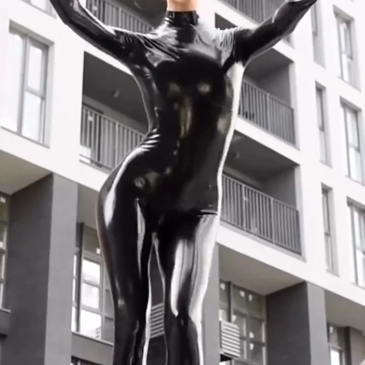 latex catsuit 